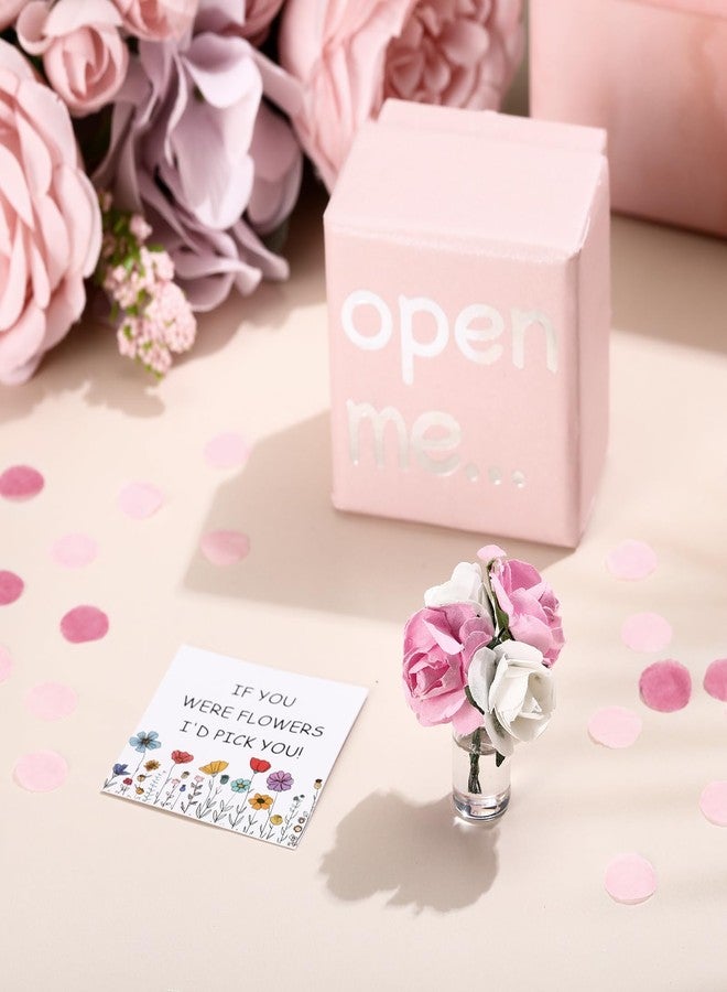 Feekoon I Love You Gift, Unique Gift for Girlfriend, Open Me Boxed Gift, Mini Handmade Flower Gift for Women Mom Mother Day Birthday Anniversary Holiday Valentine's - Image 4